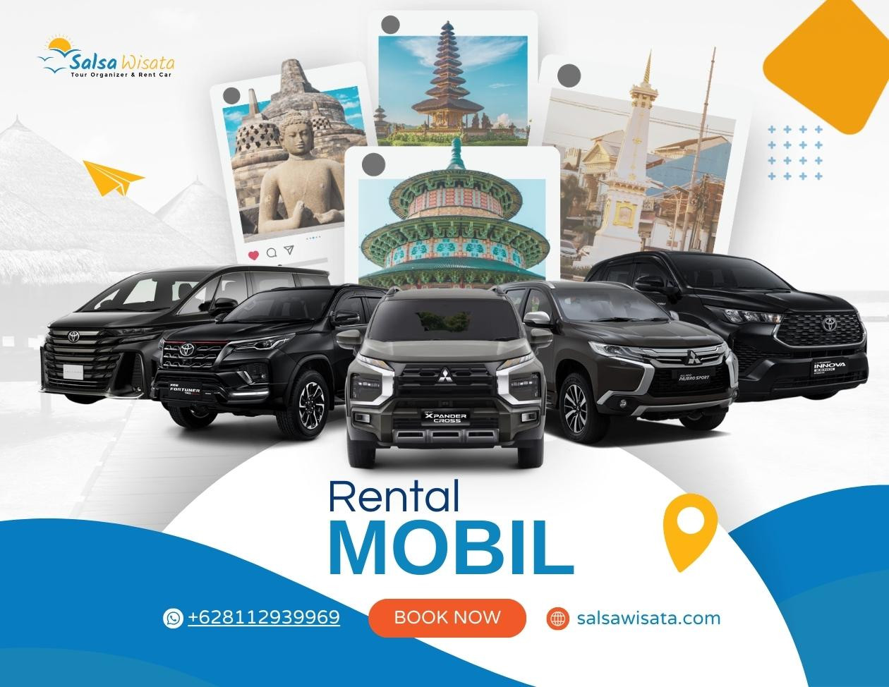 Rental Mobil Magelang untuk City Tour dan Ziarah